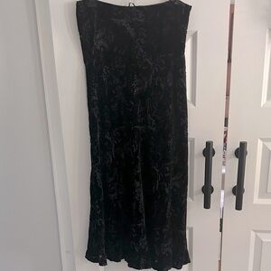 New Vintage 90’s Ralph Lauren Burnout‎ velvet maxi Skirt size 14